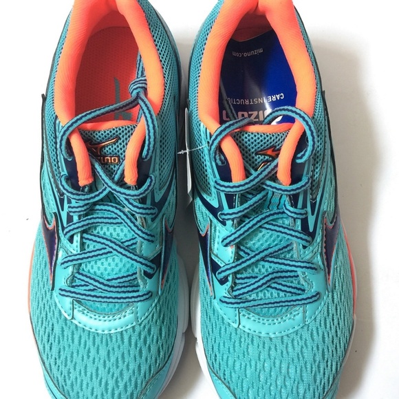 Mizuno Wave Inspire 13 Blue Running Shoes Sz 6.0 - Picture 5 of 8